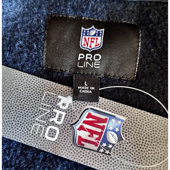 NWT NFL Proline Chicago Bears Pull Over Embroidered Hoodie Women’s Size Large ￼ - Picture 9 of 13